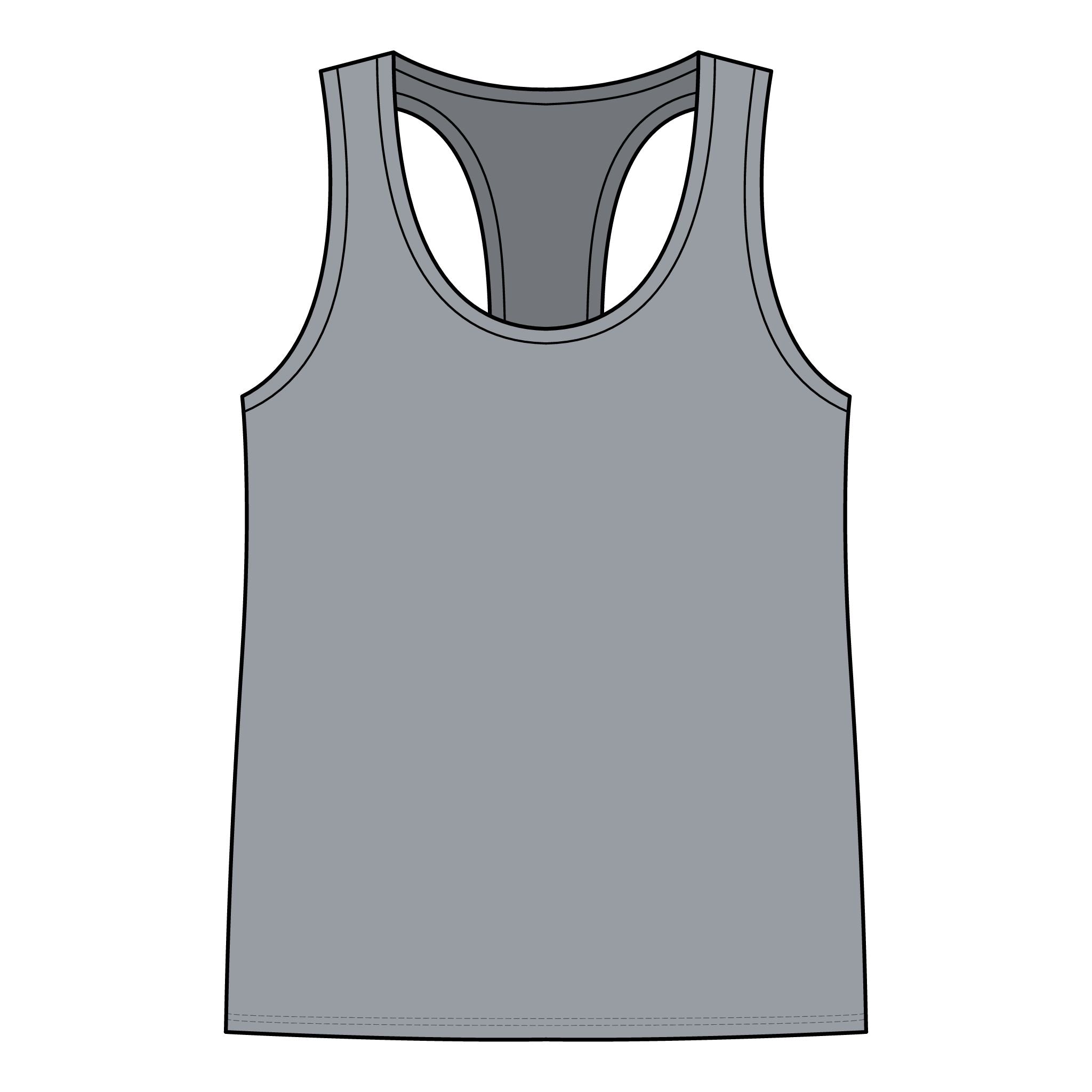 It's Fine Women's Jersey Racerback Tank