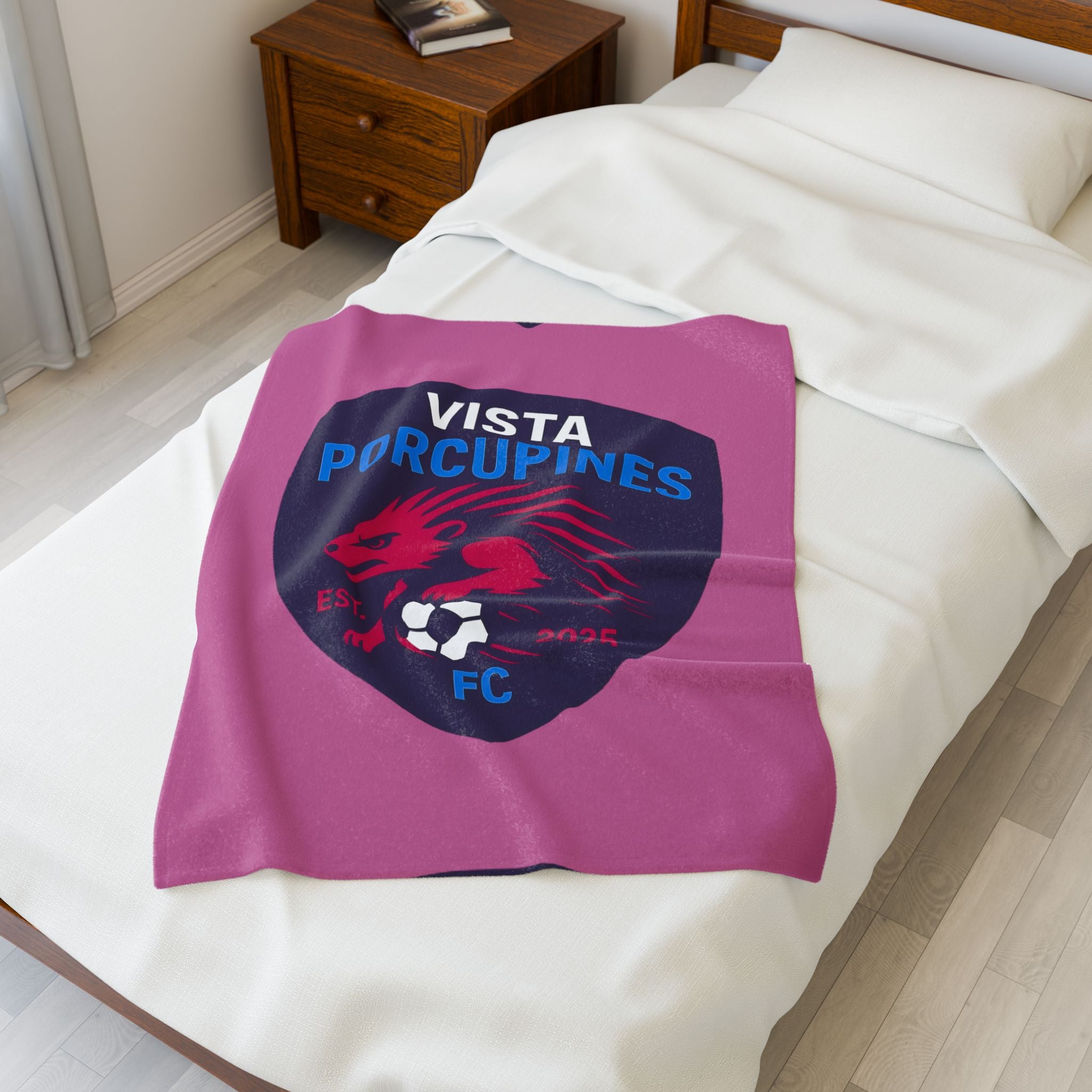 VISTA Porcupines -Vibrant Plush Blanket for Sports Lovers