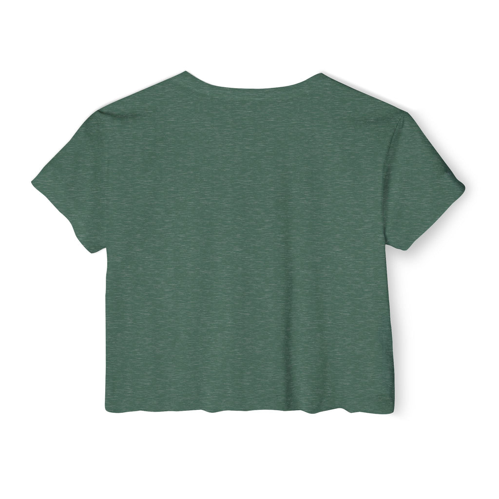 Vintage Pin-Up Crop Top — "What, like it's hard?" Tee