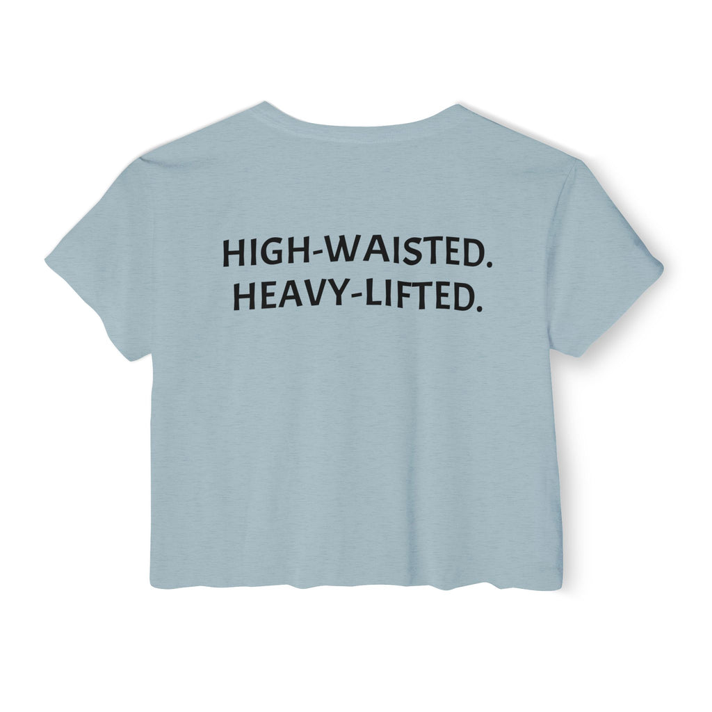 Mom Jeans & Power Cleans Crop Top