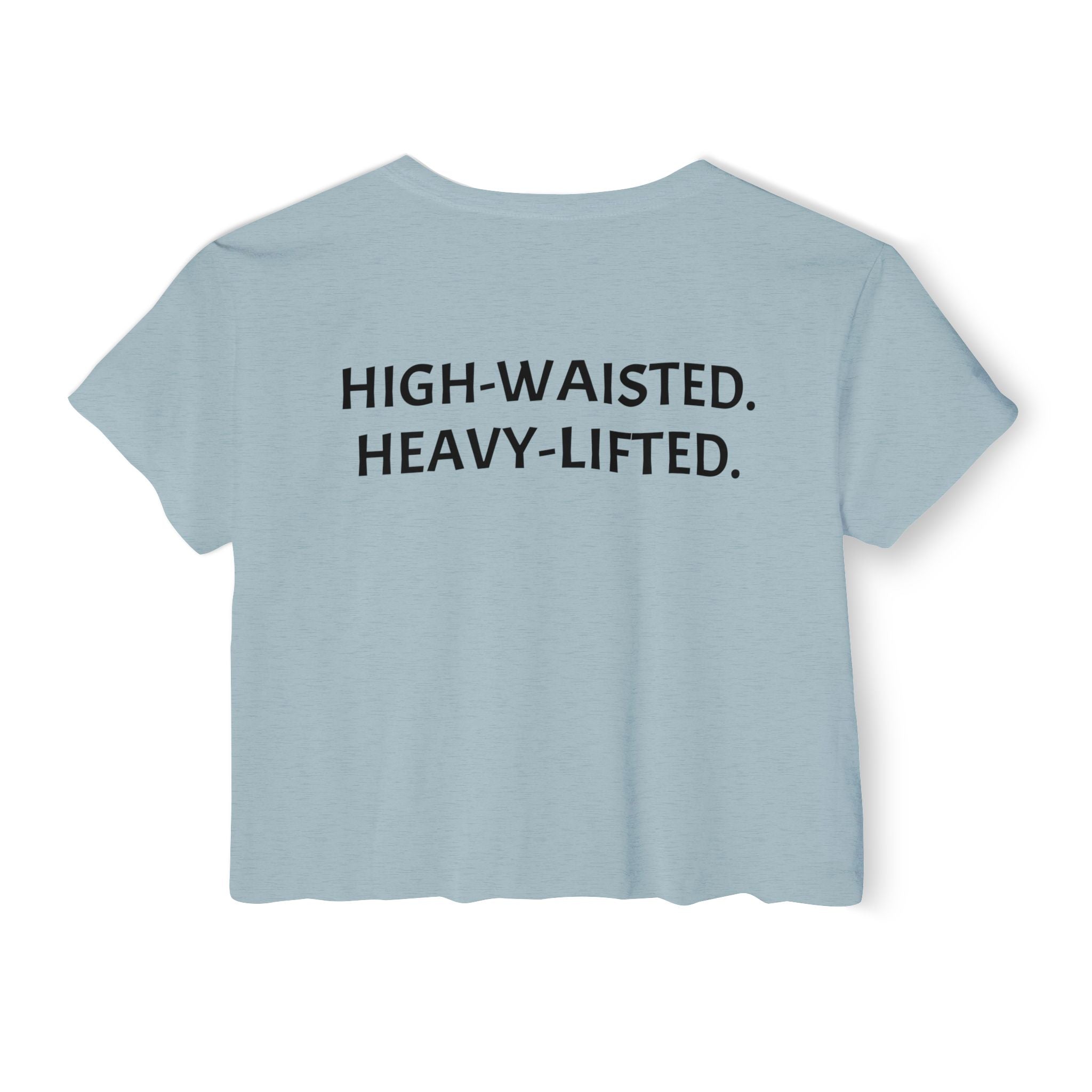 Mom Jeans & Power Cleans Crop Top