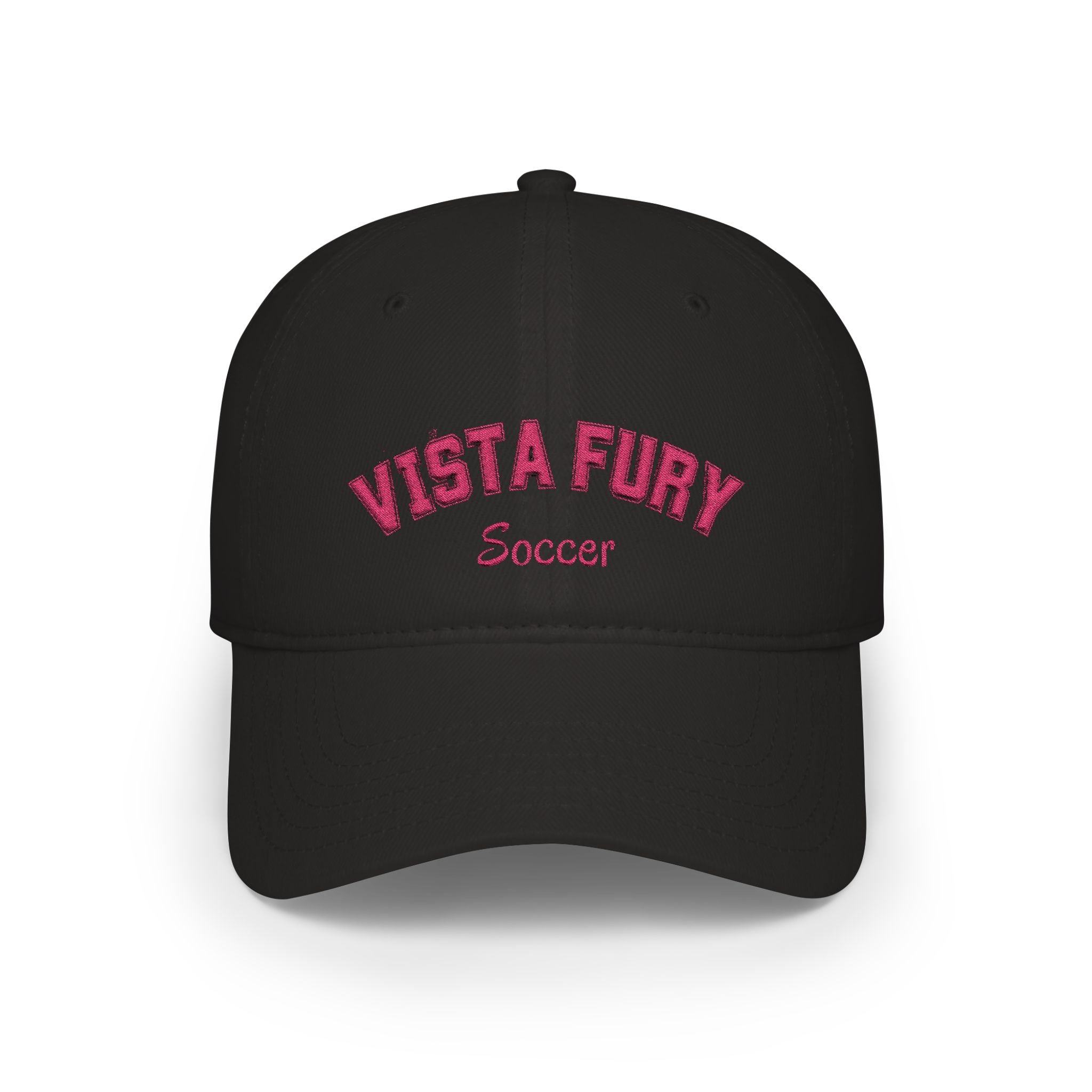 Vista Fury Soccer Cap — Low Profile Embroidered Baseball Hat