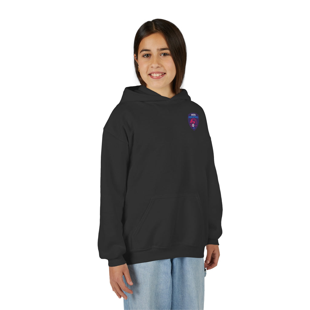 VISTA Porcupines YOUTH Heavy Blend Hooded Sweatshirt with Shield Design
