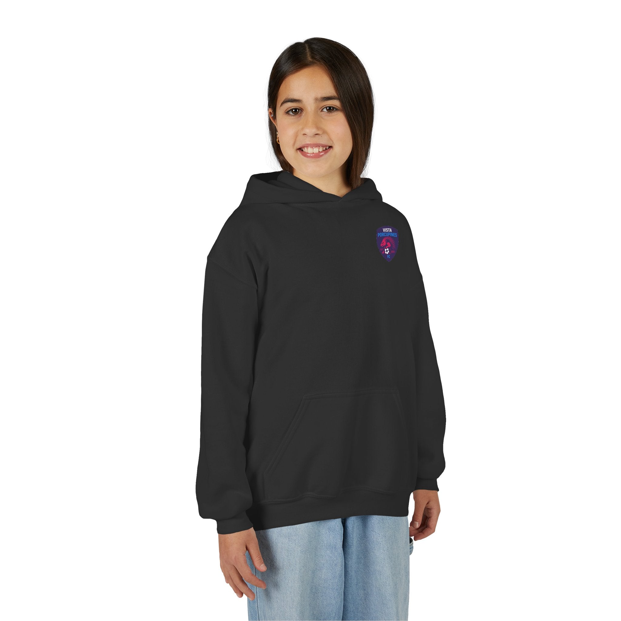VISTA Porcupines YOUTH Heavy Blend Hooded Sweatshirt with Shield Design