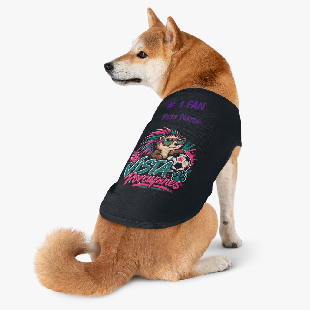 VISTA Porcupines 1 Fan Personalized Dog Shirt