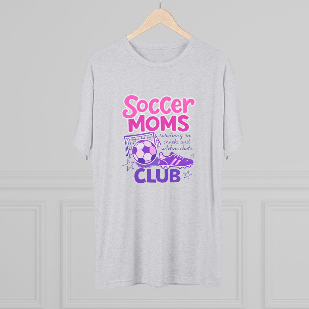 Soccer Moms Club- Uni-sex Tri-blend (so soft!)Tee - VISTA Porcupines