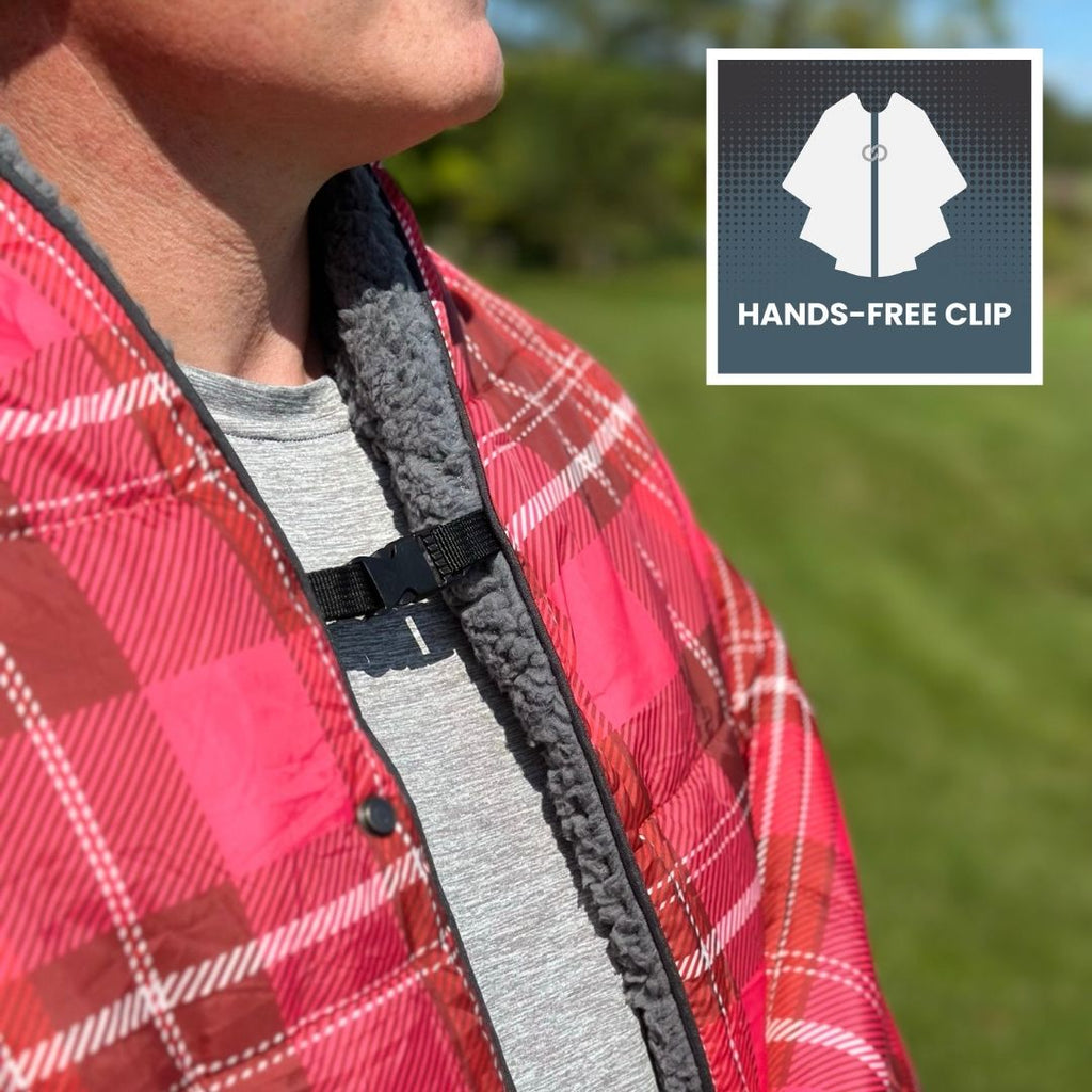 Blanket - Wearable, Weatherproof Sherpa Blanket Throw