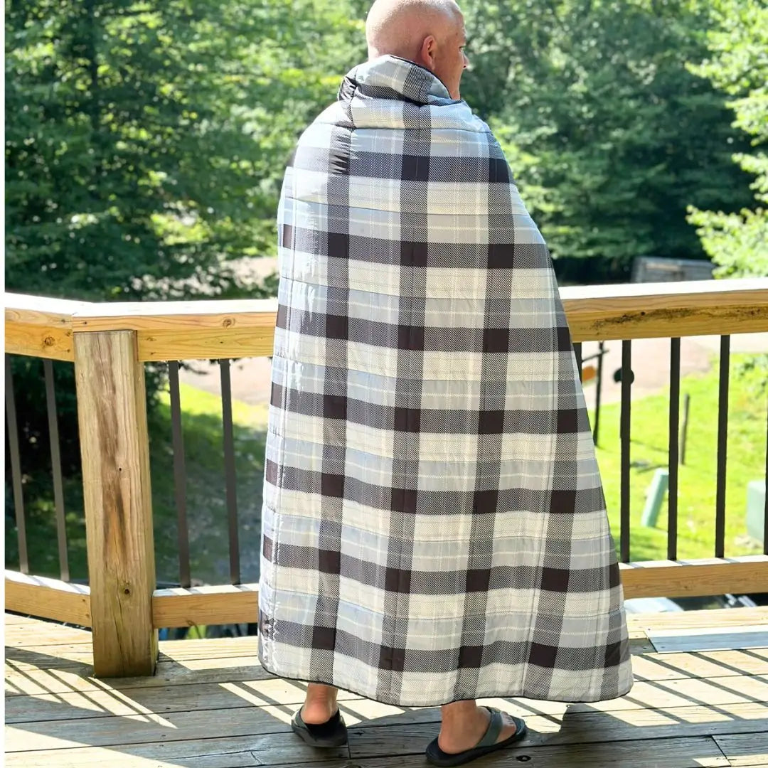 Blanket - Wearable, Weatherproof Sherpa Blanket Throw